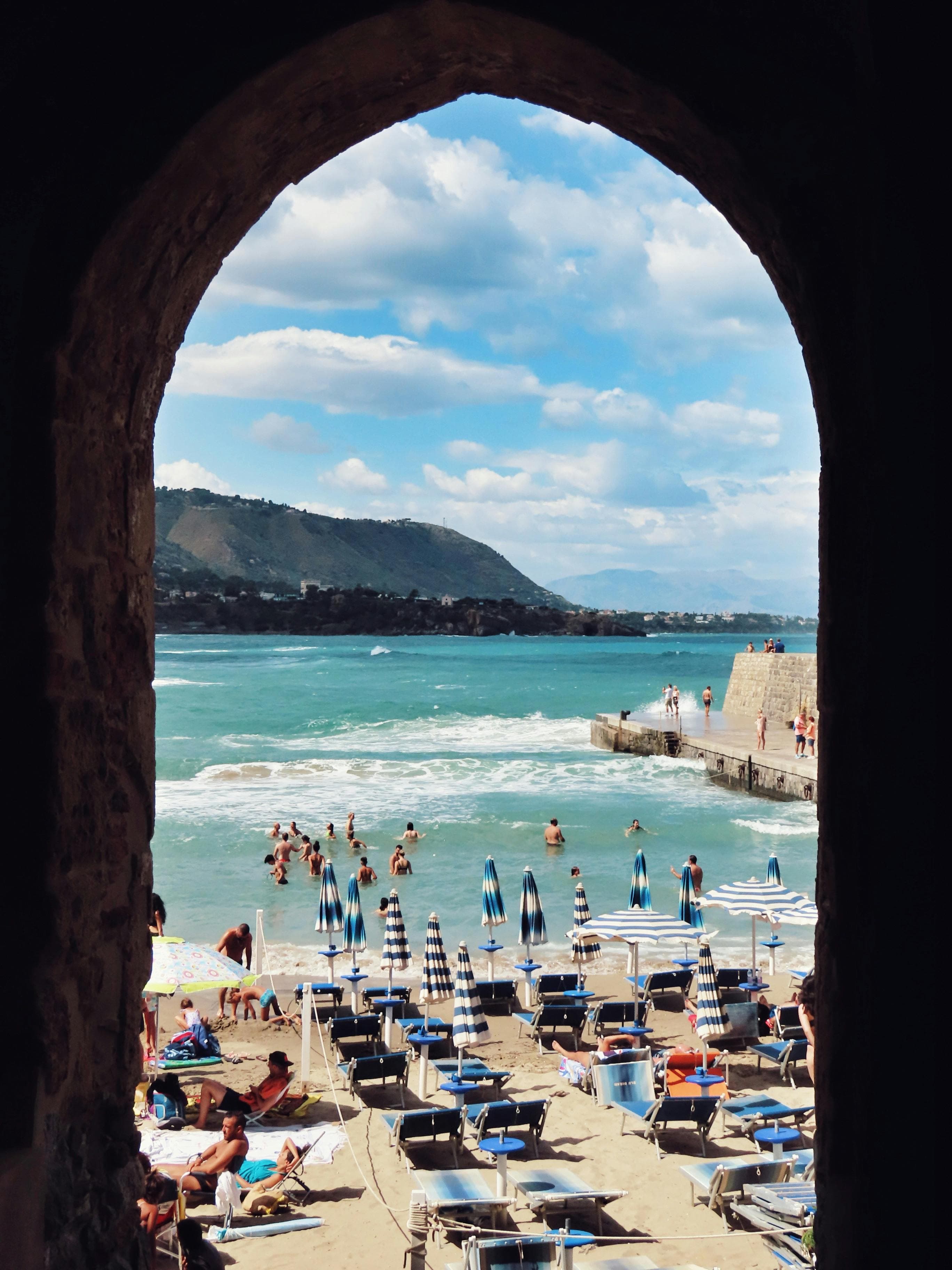 Boat on the Sicilian sea